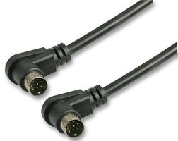 T118D - 8 Pin Mini-DIN (S-VHS) Male to Male Lead, 1m Blue